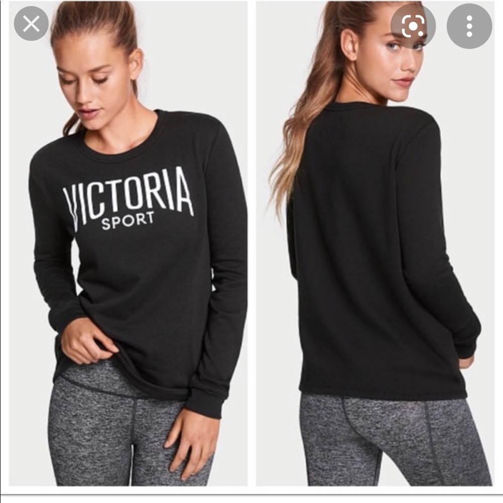 BOGO VS fleece sweatshirt -black